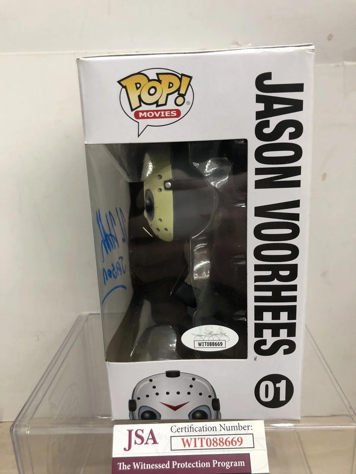 Kane Hodder — KANE HODDER Signed Funko Pop #01 Figure Jason Voorhees Friday the 13th JSA CoA, image 3