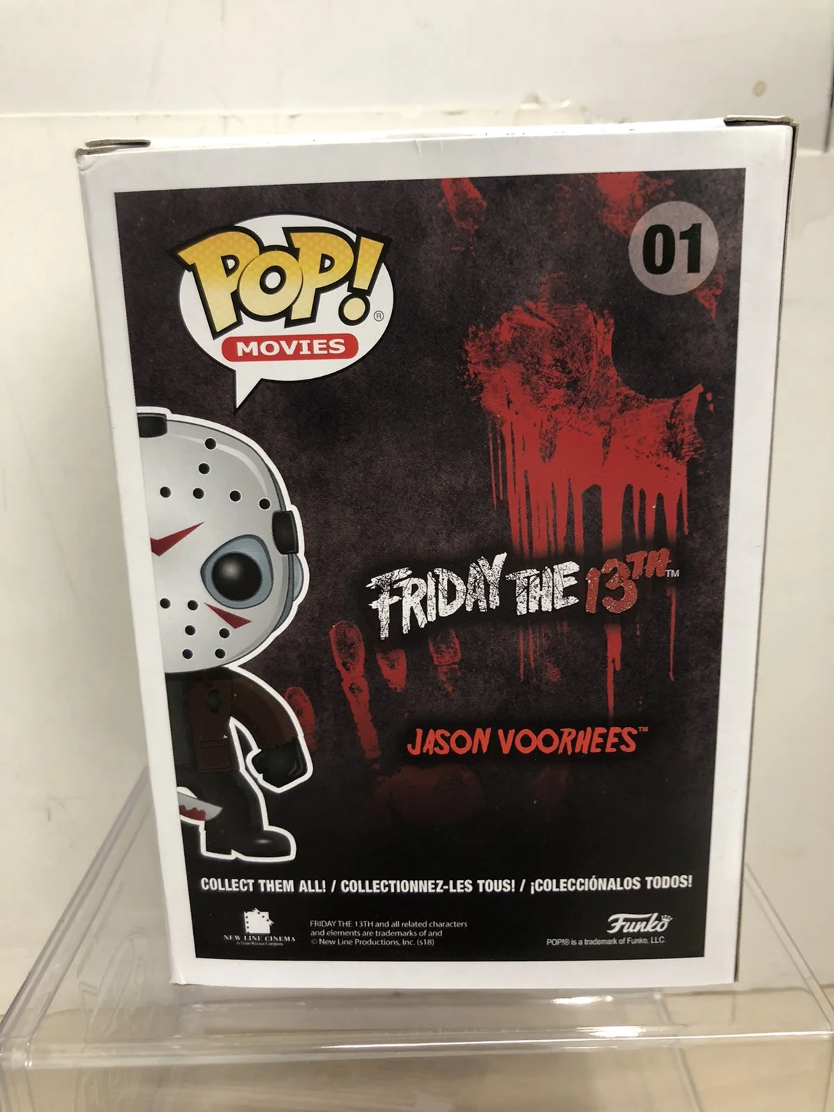 Kane Hodder — KANE HODDER Signed Funko Pop #01 Figure Jason Voorhees Friday the 13th JSA CoA, image 4
