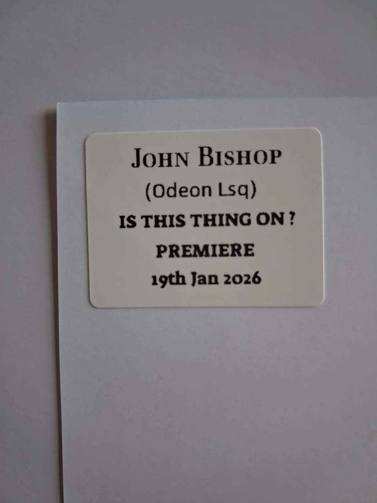 JOHN BISHOP in DOCTOR WHO - Genuine hand signed autograph 8x10 photo *PROOF*, image 3