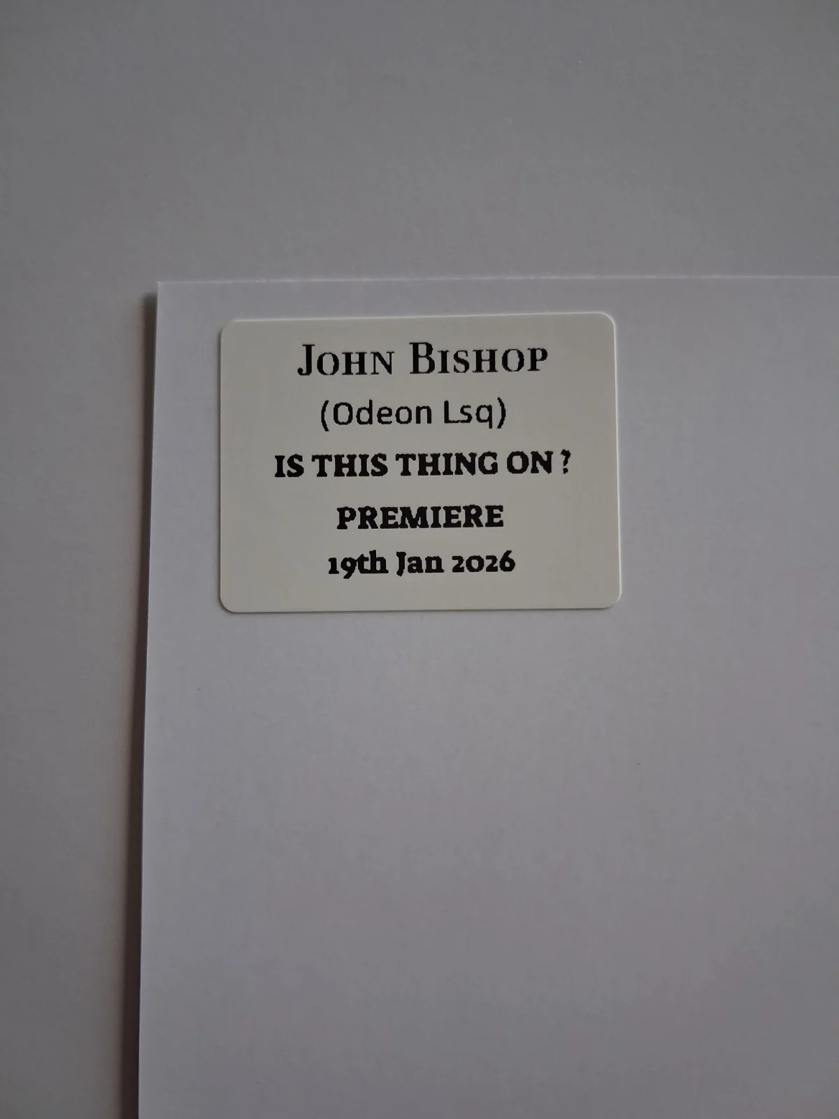 JOHN BISHOP in DOCTOR WHO - Genuine hand signed autograph 8x10 photo *PROOF*, image 4