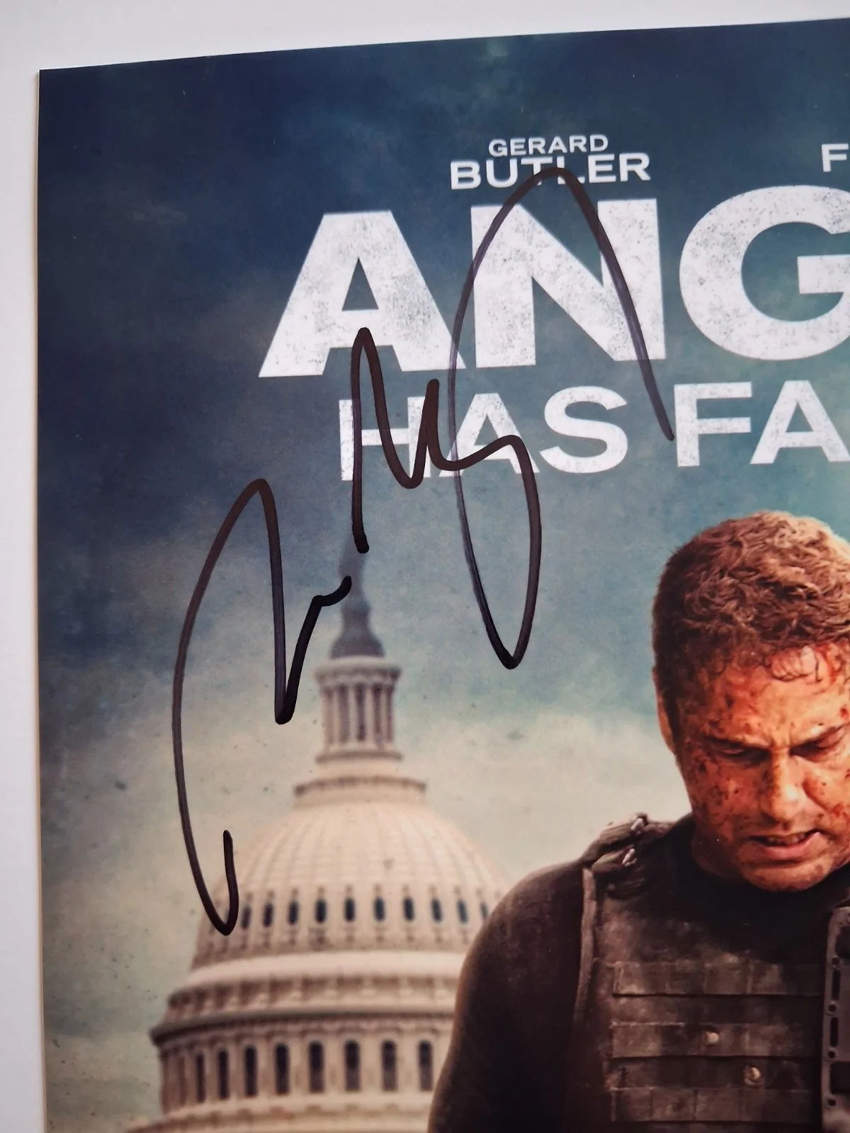 RIC ROMAN WAUGH (DIR) ANGEL HAS FALLEN Genuine hand signed autograph 8x10 photo, image 2