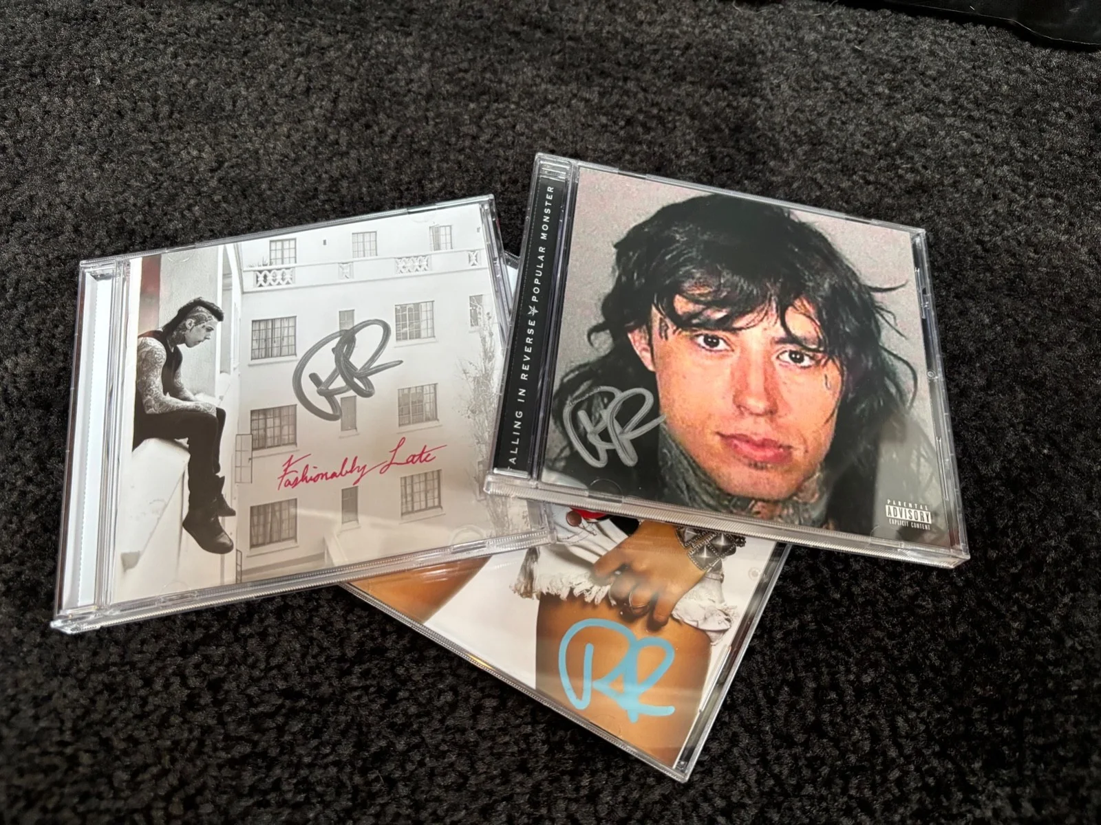 Falling In Reverse Popular Monster/Fashionably Late/Just Like You CD's SIGNED!, image 3