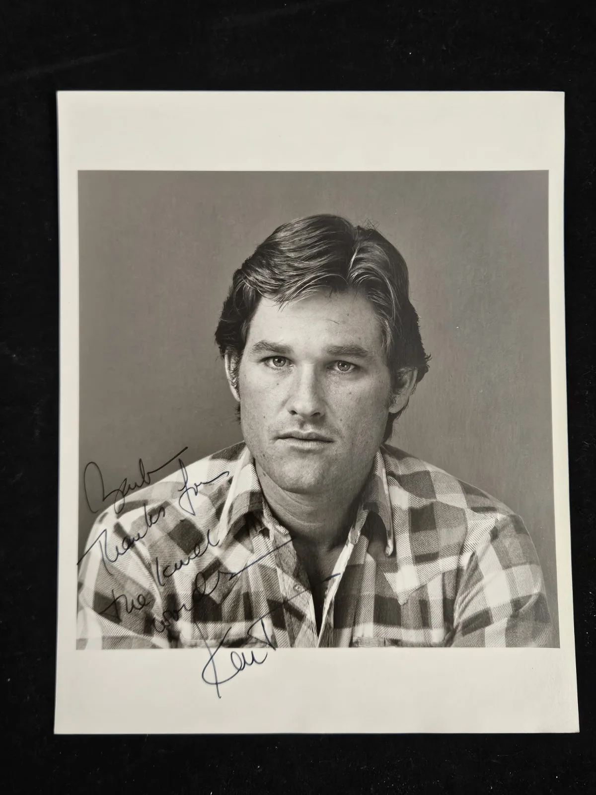 KURT RUSSELL — KURT RUSSELL AMERICAN ACTOR AUTOGRAPH PHOTOGRAPH VINTAGE 8 X10 MOVIE STAR HOLLYW