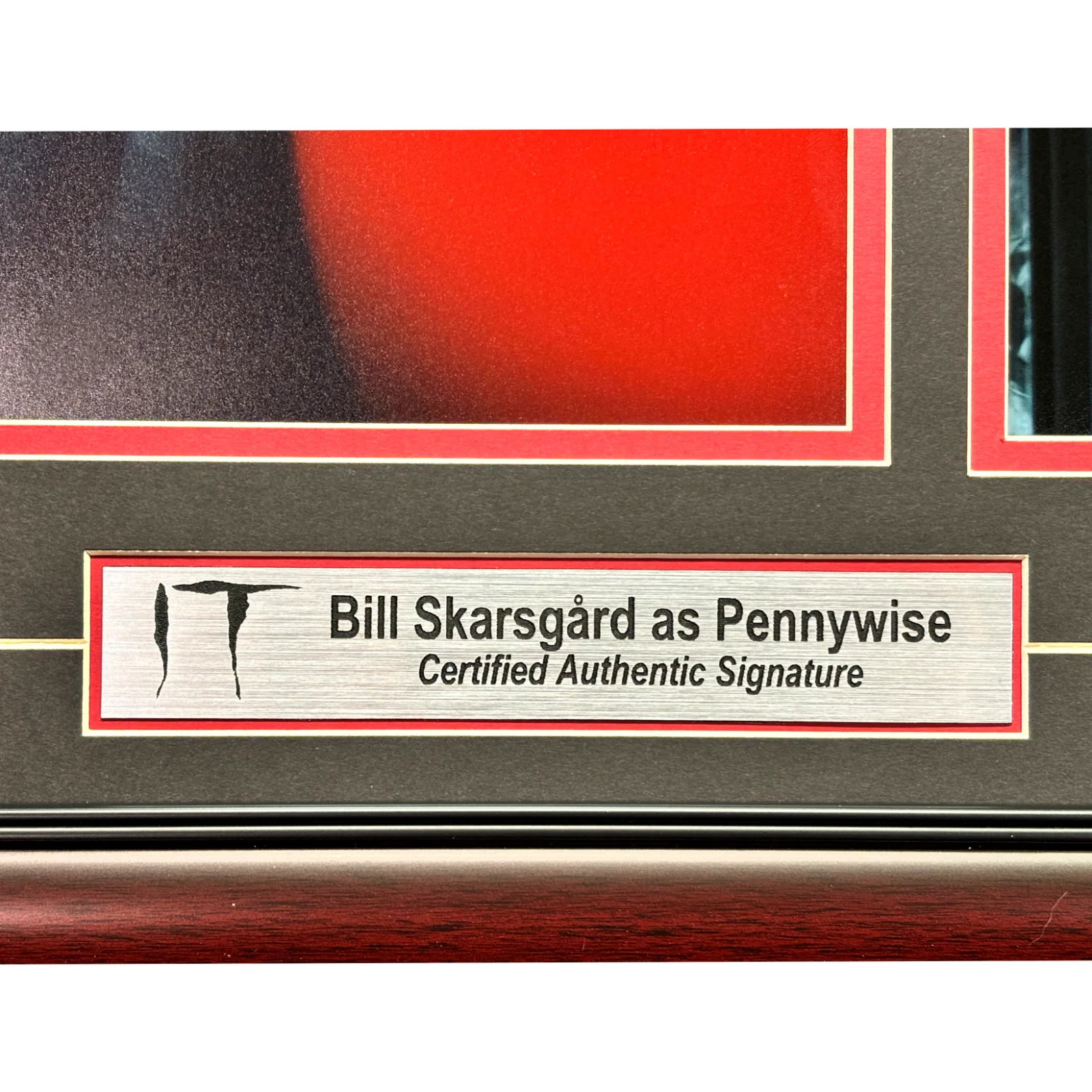 Bill Skarsgard — Bill Skarsgard Autographed Pennywise IT Movie 11x14 Photo Framed JSA COA Signed, image 5