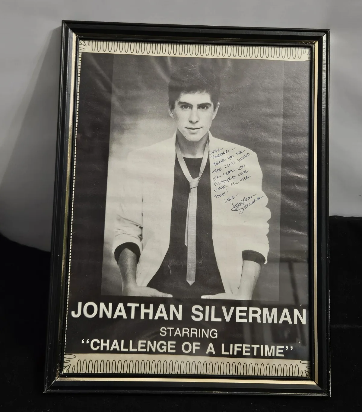 JONATHAN SILVERMAN — JONATHAN SILVERMAN AUTOGRAPH MOVIE MAGAZINE AD CHALLENGE OF A LIFETIME HAND SIG, изображение 3