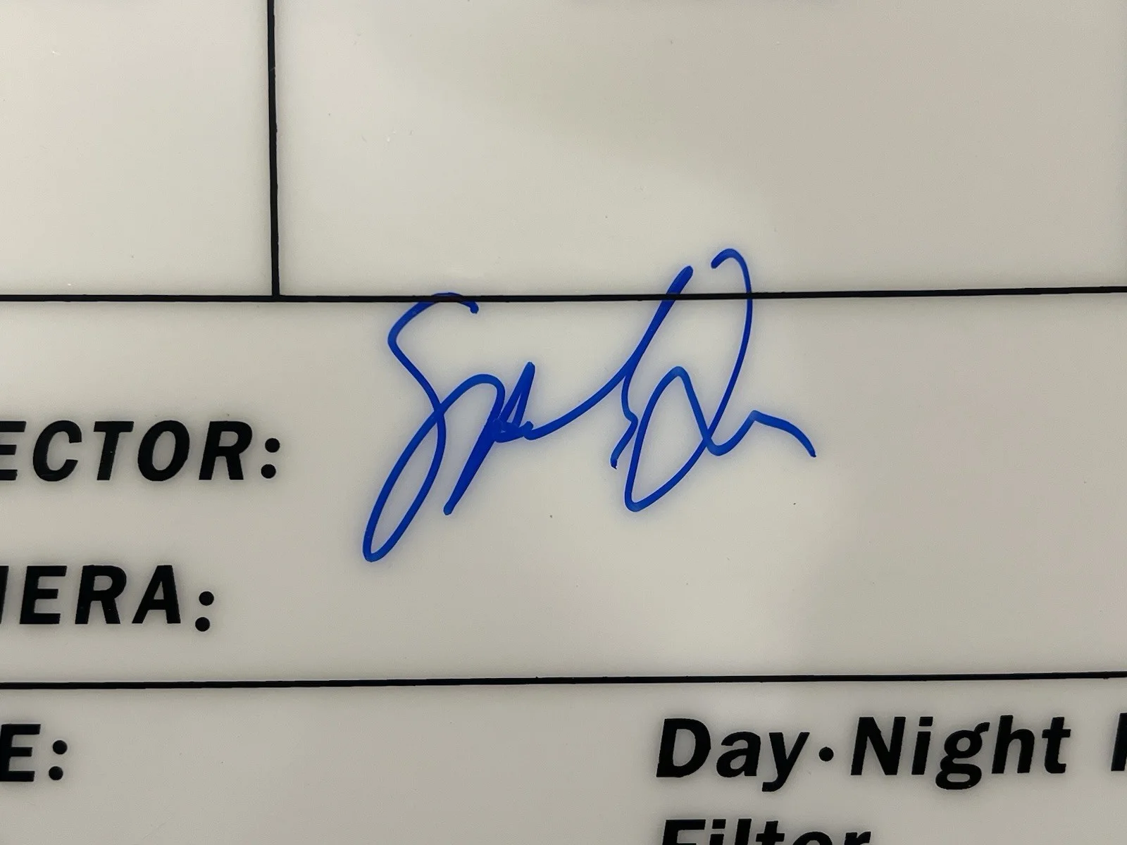 Spike Lee signed Director Clapboard Clapper w/ “Inside Man” inscrip and JSA COA, image 3