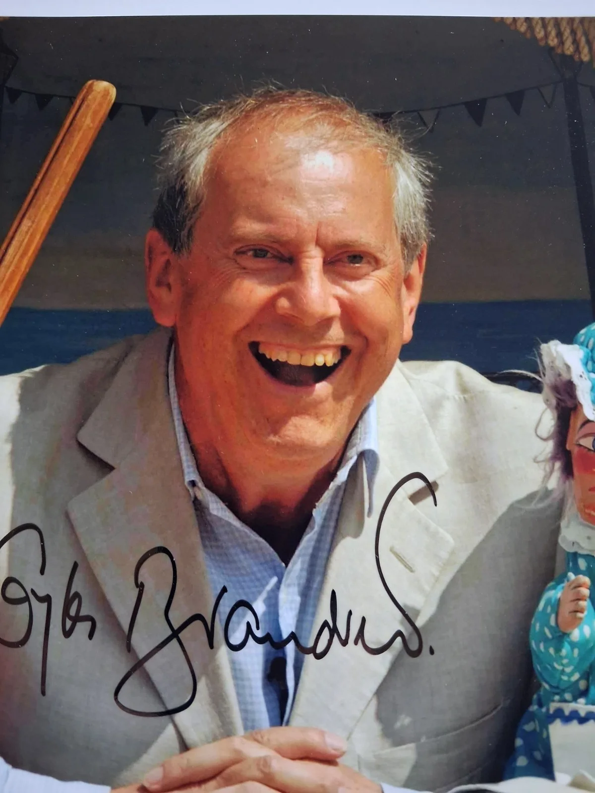 GYLES BRANDRETH of QI and COUNTDOWN - Genuine hand signed autograph 8x10 photo, изображение 3