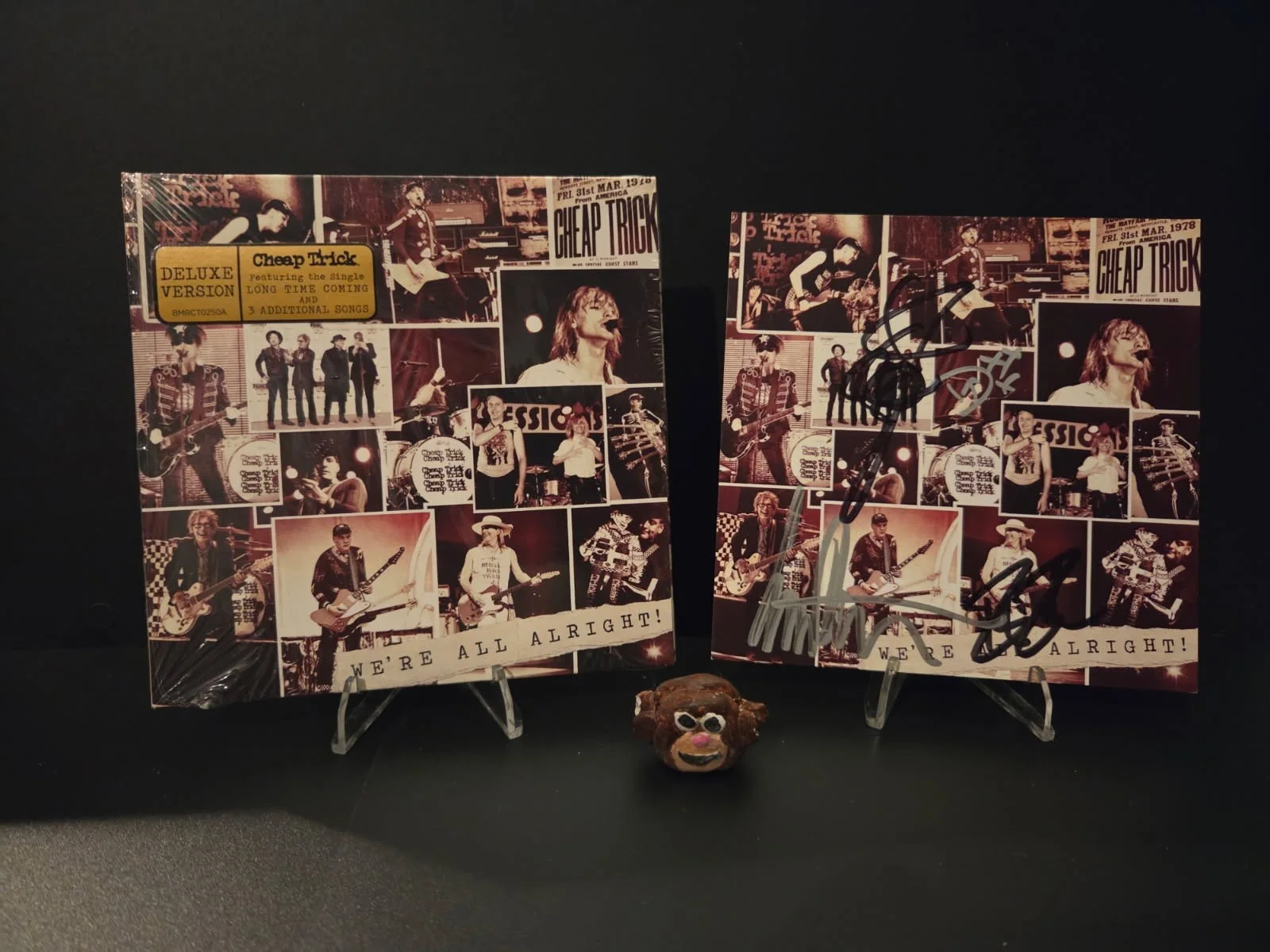 Cheap Trick Signed CD WE'RE ALL RIGHT Daxx Nielsen Rick Nielsen Petersson Zander, image 2
