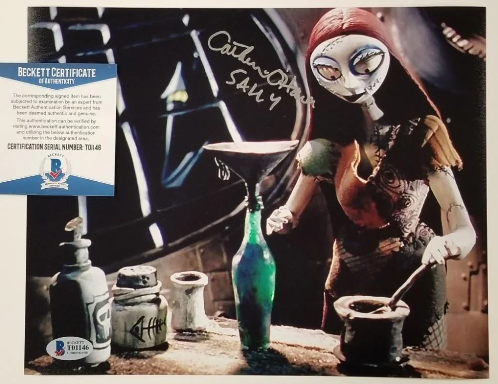 Catherine O'Hara — Catherine O'Hara signed Sally Nightmare Before Christmas 8x10 Photo Beckett BAS