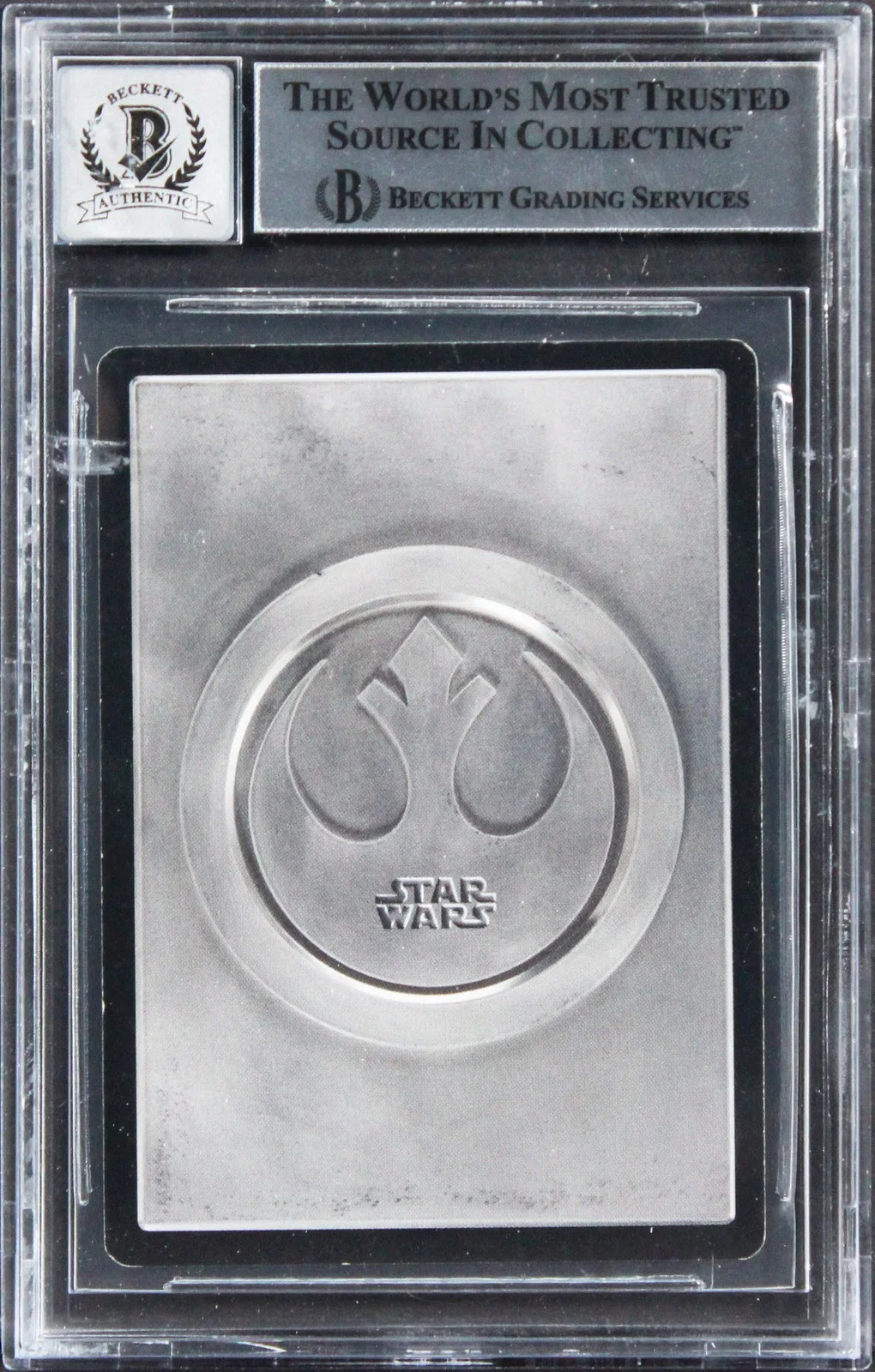 David Prowse, Jeremy Bulloch, Jason Wingreen — (3) Prowse +2 "2x Insc" Signed 1997 Star Wars CC #101 Card Auto 10! BAS Slabbed, image 2
