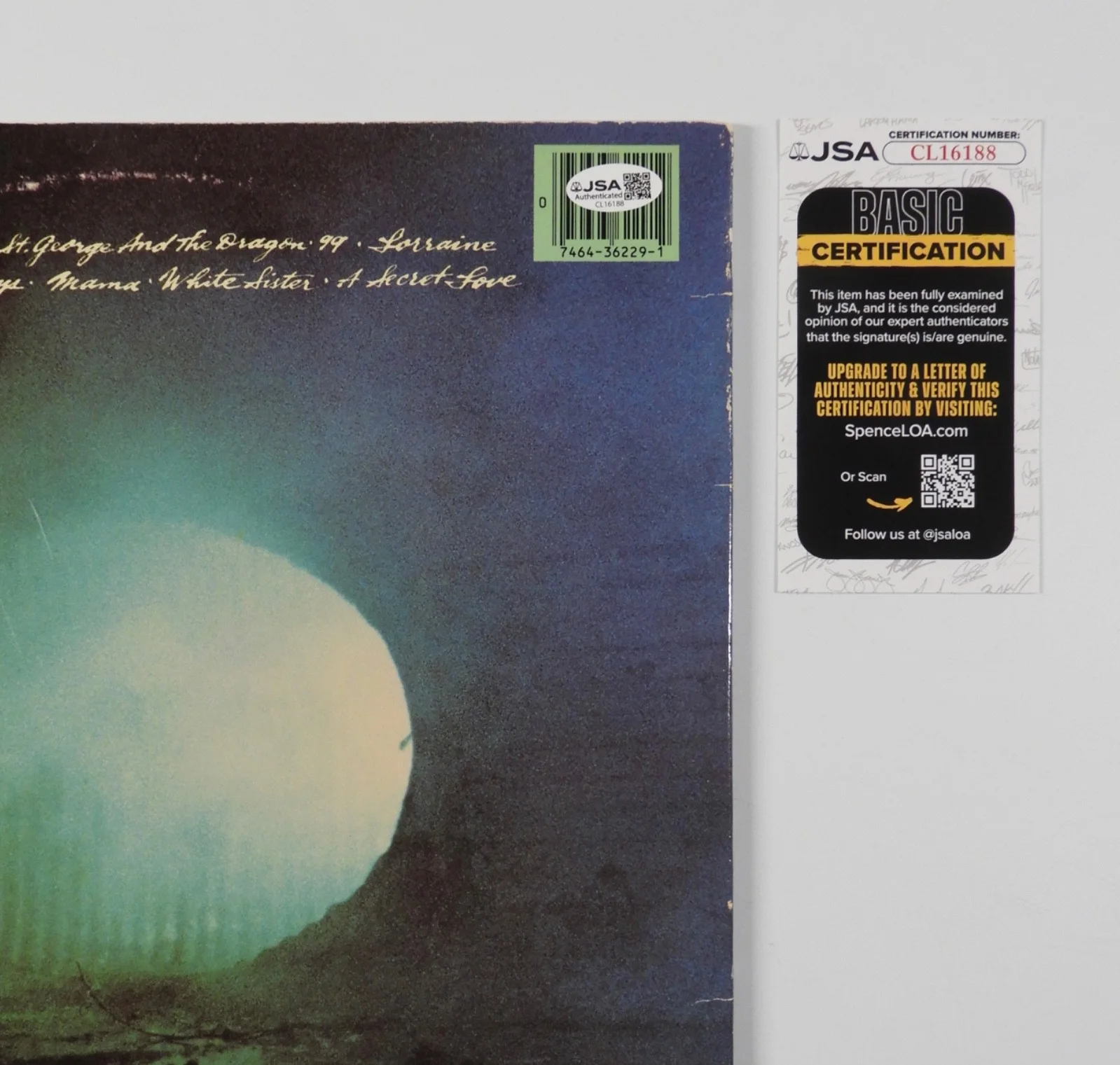 Toto Steve Lukather JSA Signed Autograph Record Album Vinyl Hydra, image 3