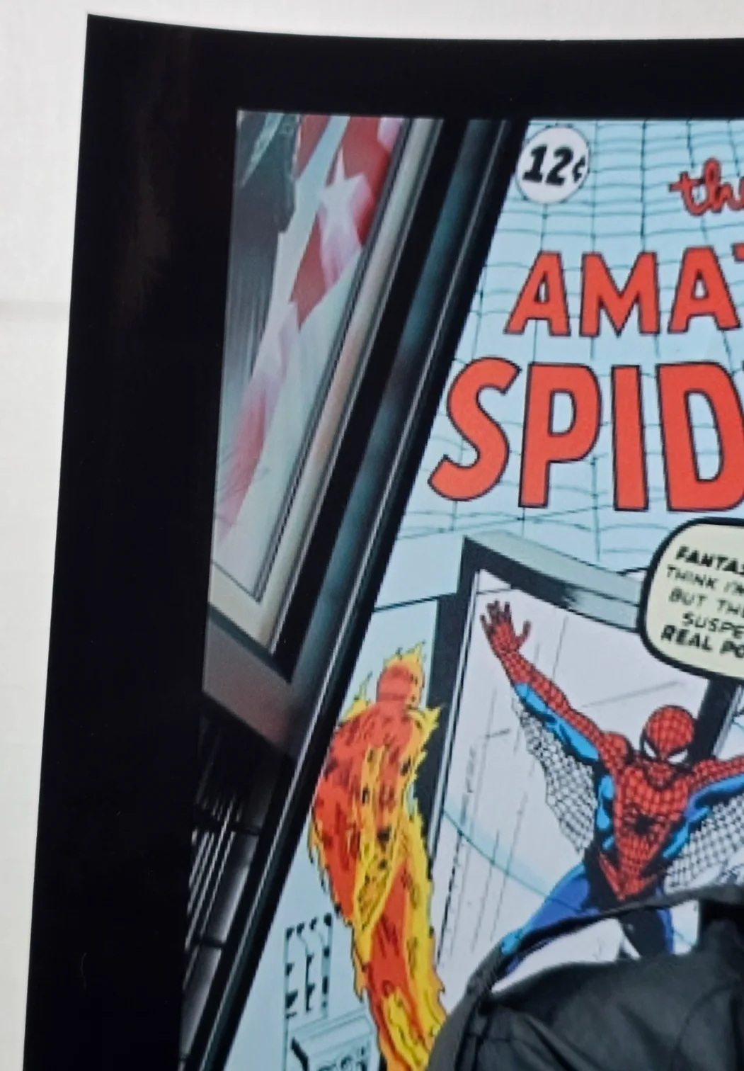 Stan Lee — MARVEL COMICS STAN LEE PHOTO PRINT HAND SIGNED SPIDER-MAN 8x11 COA, image 4