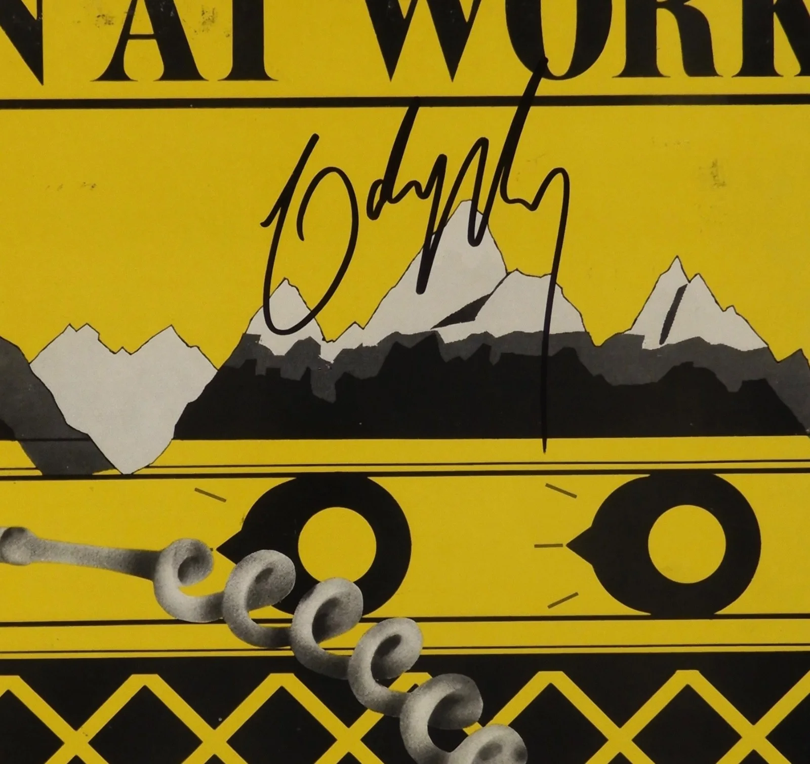 Men At Work Colin Hay JSA Signed Autograph Record Album Vinyl, изображение 2