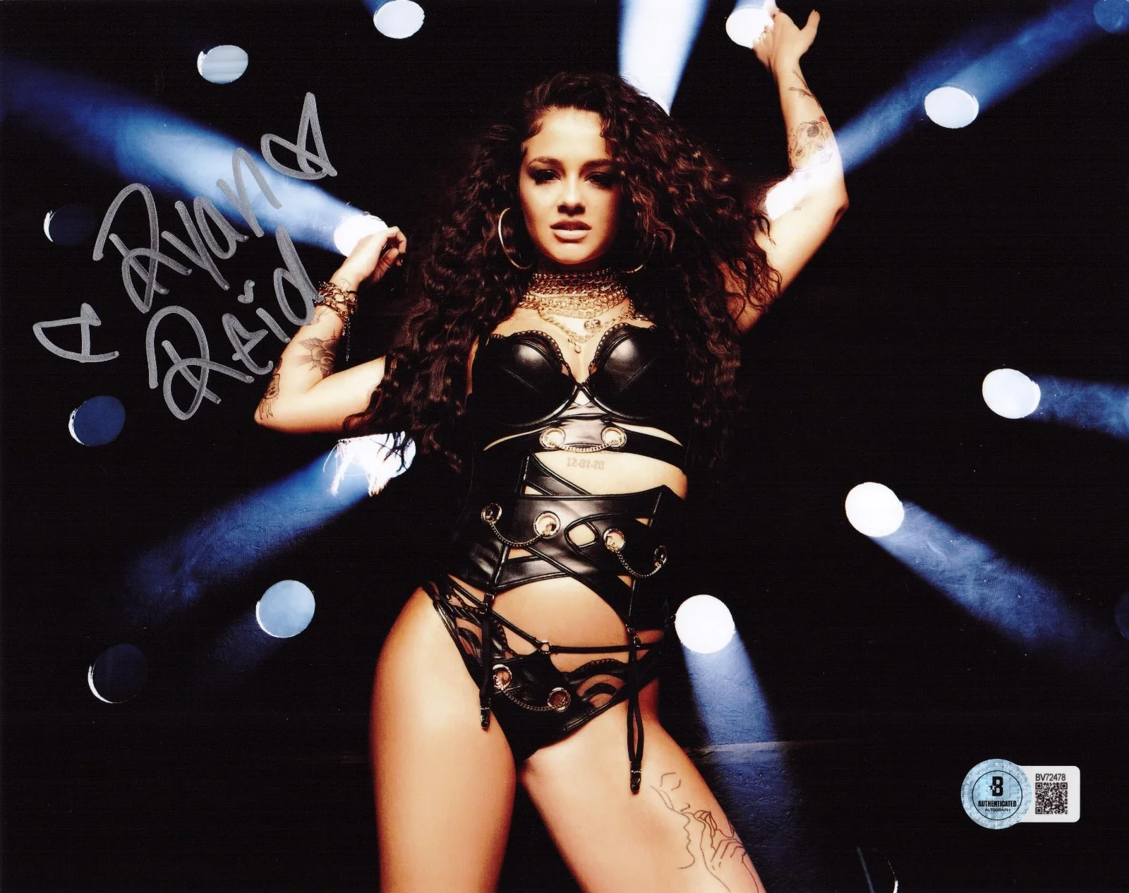 Ryan Reid — Hot Sexy Ryan Reid Signed 8x10 Photo Adult Star Autograph Beckett Hologram