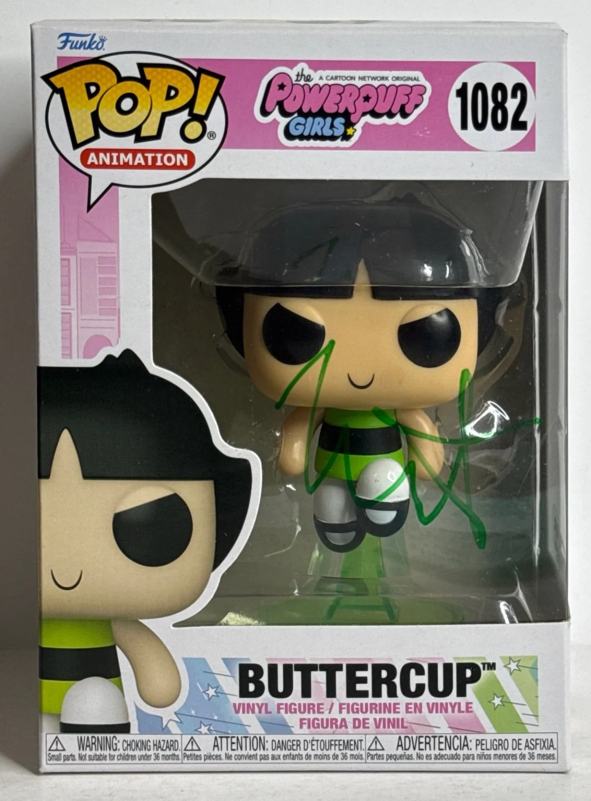 Natalie Palamides — Natalie Palamides Signed Power Puff Girls Funko #1082 Buttercup PSA AN43591
