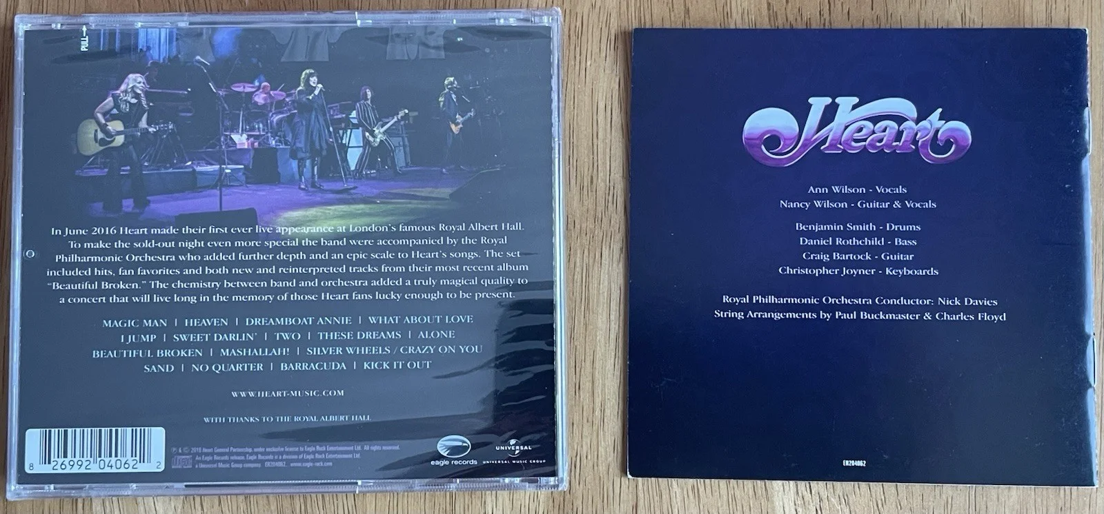 Heart CD/Ann Wilson & Nancy Wilson Autograph CD Sleeve with sealed CD, изображение 4