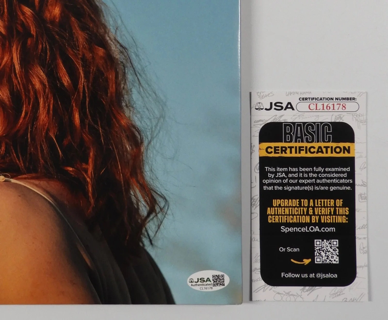 Alicia Witt JSA Signed Autograph Album Record Vinyl The Conduit, изображение 3