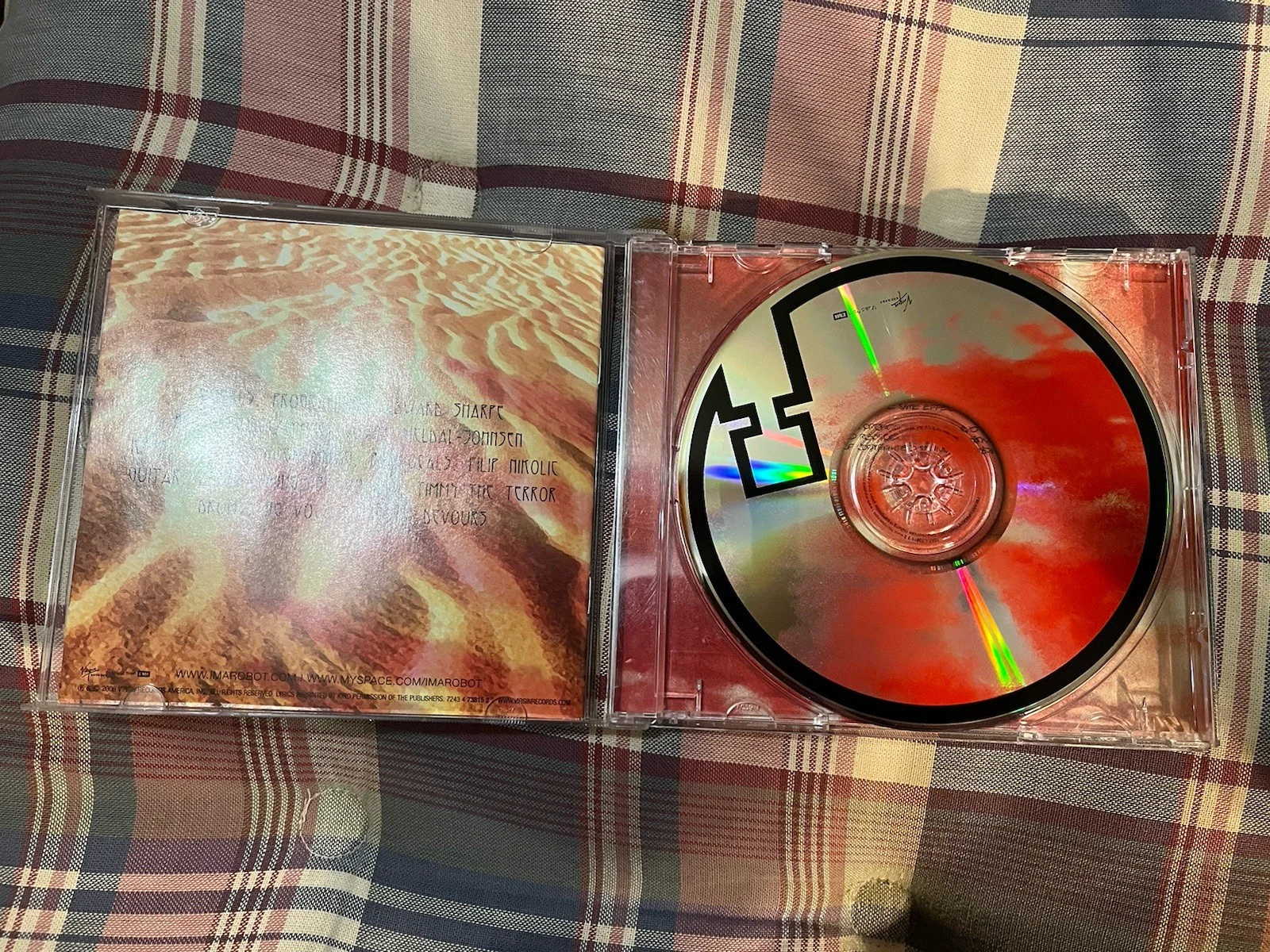 Signed Autographed IMA ROBOT - 'Monument to the Masses' CD (2006), image 3