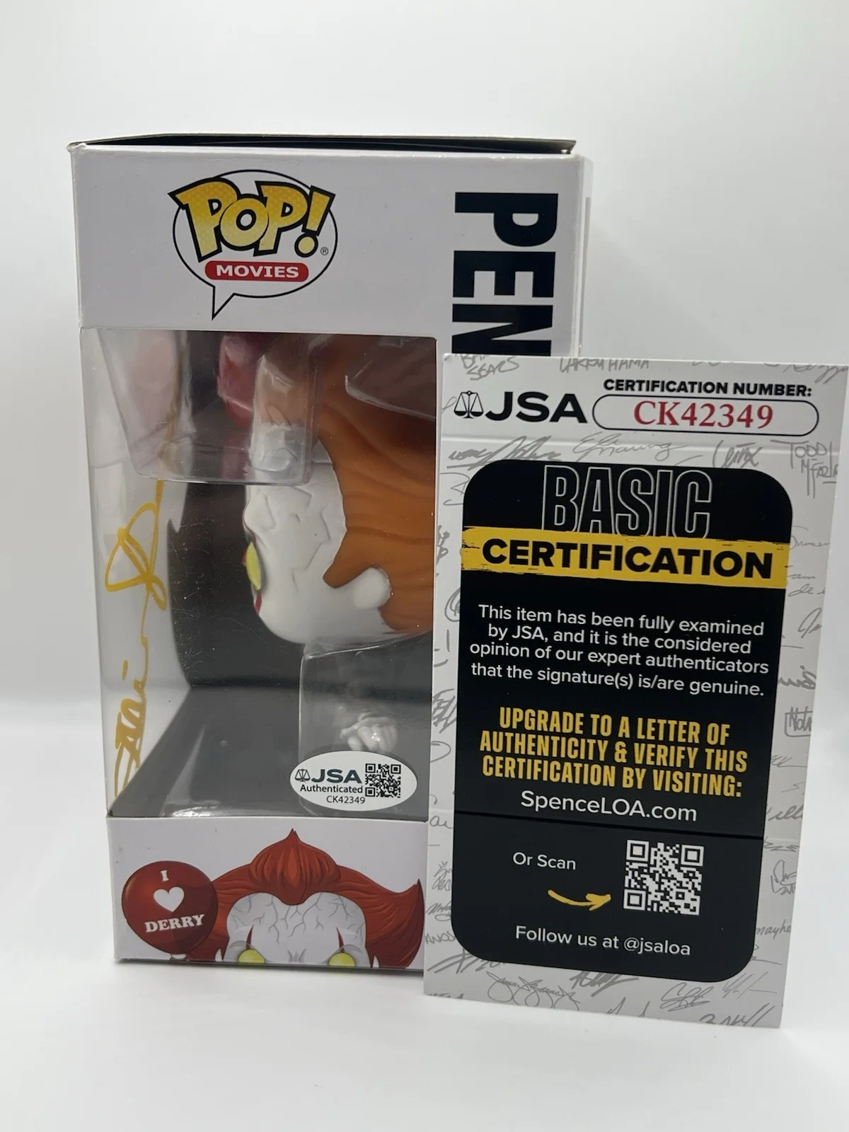 Andy Muschietti signed Pennywise with Balloon IT Chapter 2 Funko #780 w/ JSA COA, image 3