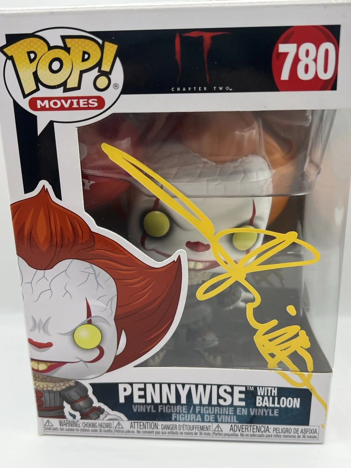 Andy Muschietti signed Pennywise with Balloon IT Chapter 2 Funko #780 w/ JSA COA, image 5