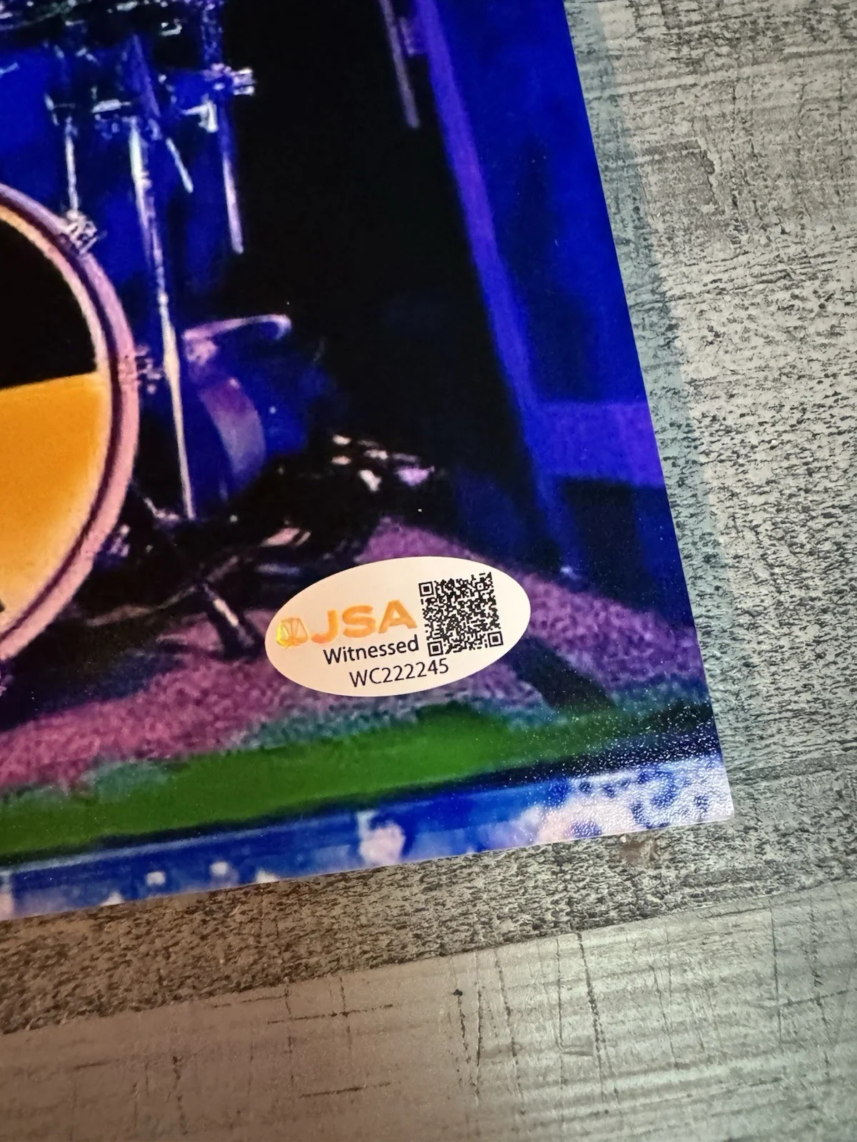 SHAWN DROVER Photo signed / autographed MEGADETH DRUMMER JSA COA, image 2