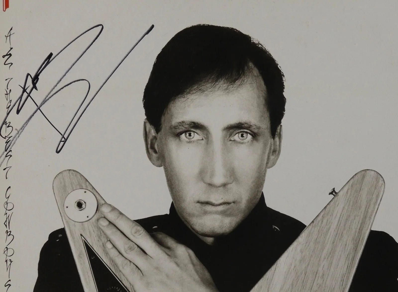 Pete Townshend JSA Signed Autograph Album Record Vinyl Chinese Eyes, image 2