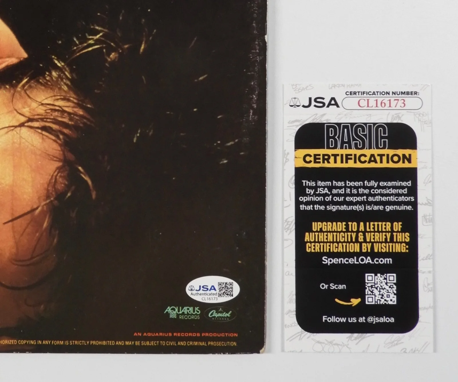 Corey Hart JSA Signed Autograph Album Record Vinyl Boy In The Box, image 3
