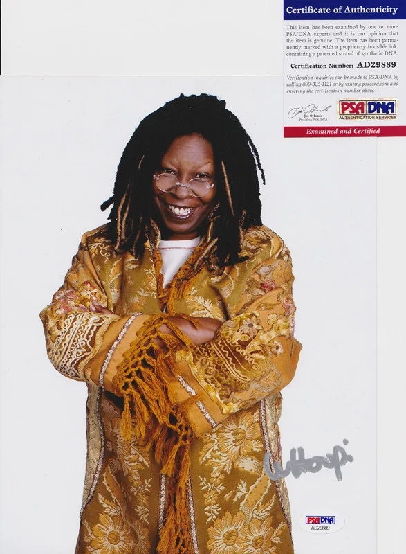 Whoopi Goldberg — Whoopi Goldberg The Color Purple Signed Autograph 8x10 Photo PSA/DNA COA #4