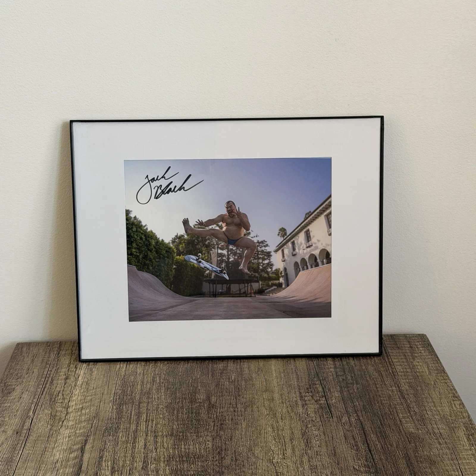 Jack Black — Jack Black Signed Skateboarding Photo Framed Autograph NM Rare Charity Picture, изображение 5