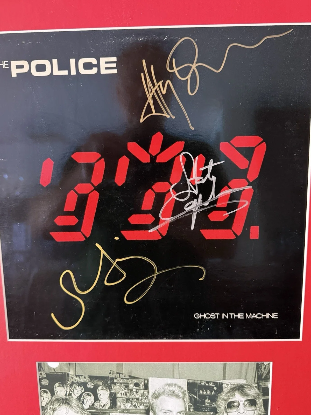 The Police Ghosts In The Machine Signed Album, image 2