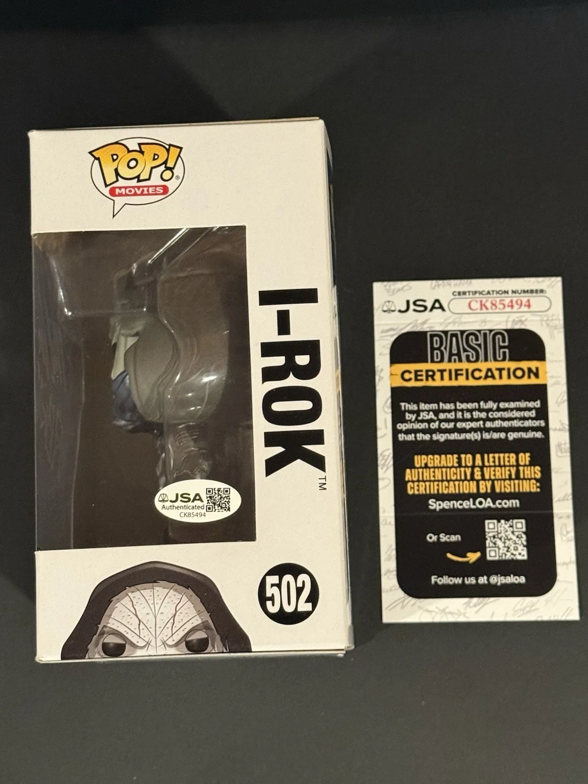TJ Miller — SIGNED TJ Miller “I-ROK” Funko Pop 502 “Ready Player One” Comedian Actor JSA COA, image 3