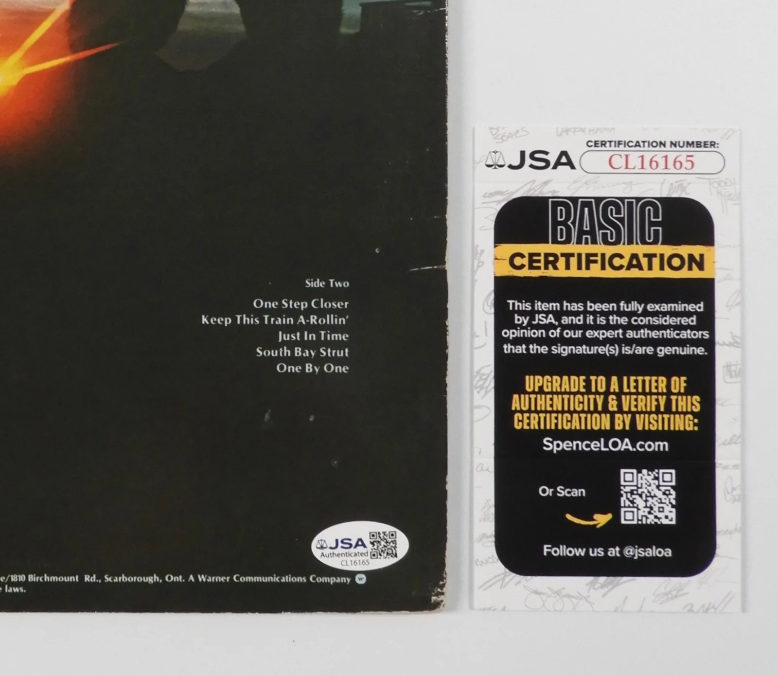 The Doobie Brothers JSA Signed Autograph Album Record Vinyl, image 3