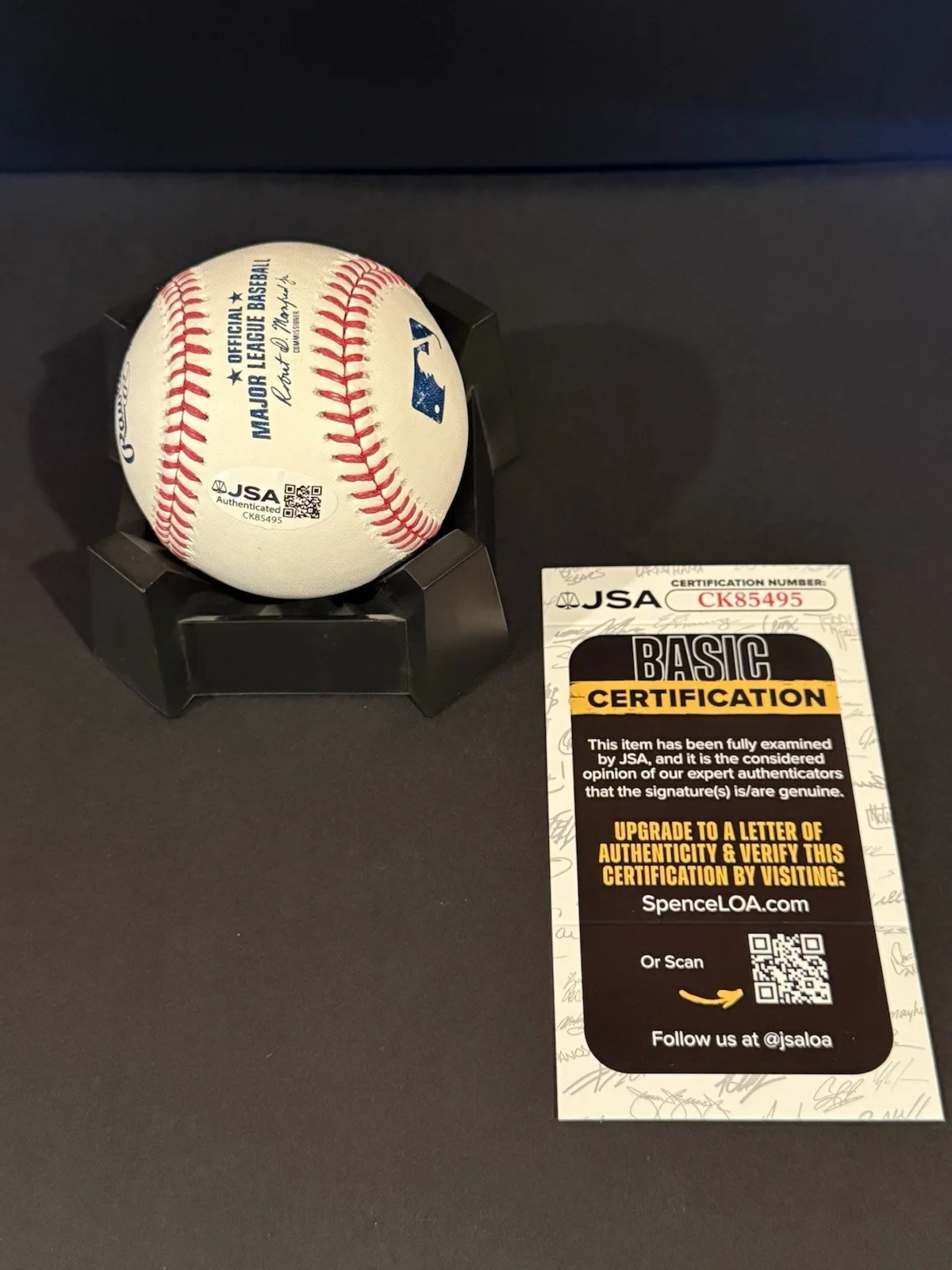 Bert Kreischer Signed ROMLB Baseball Ball JSA COA “The Machine” Inscription, image 2