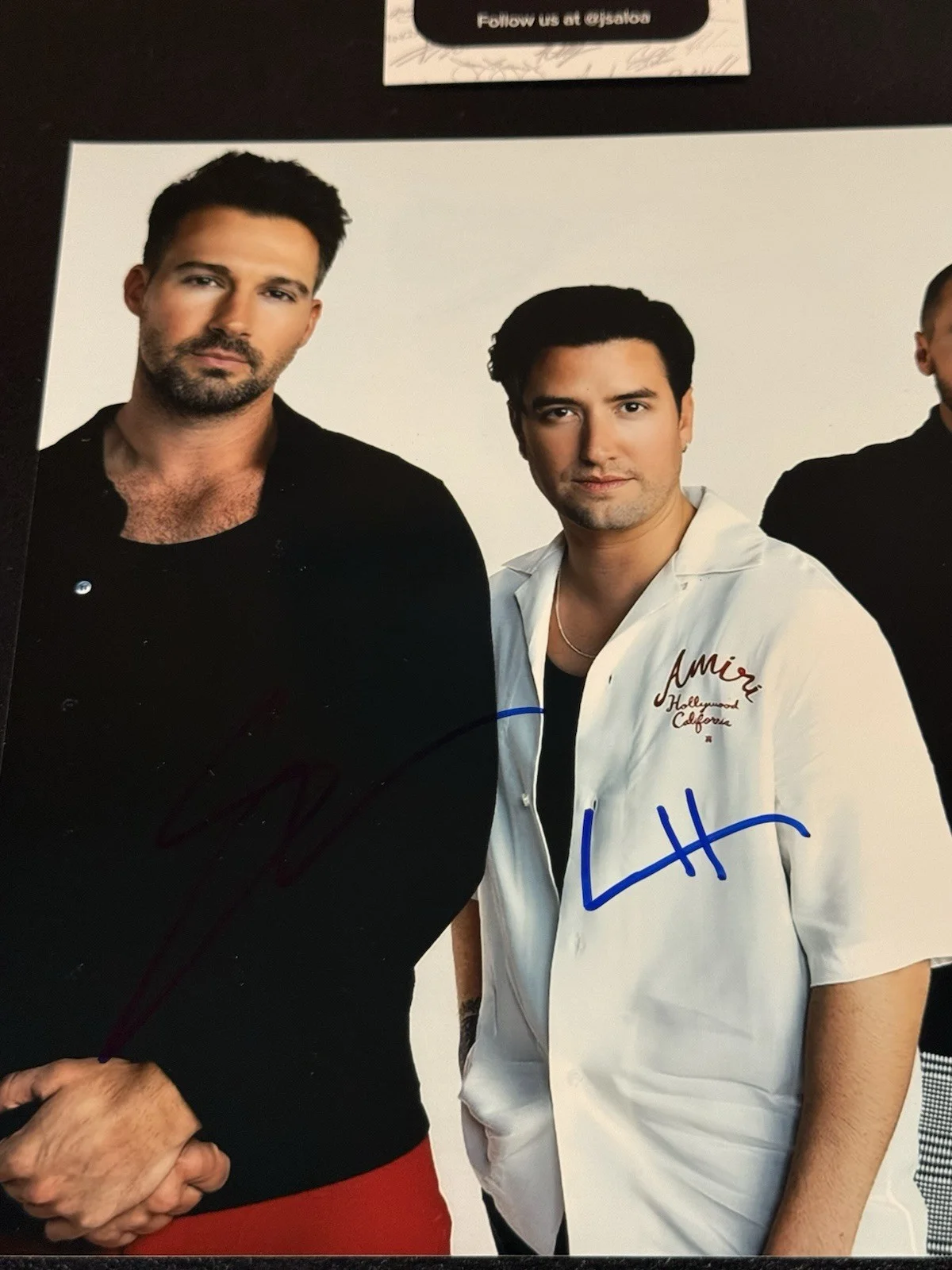 SIGNED Big Time Rush 8x10 Photo James & Logan JSA Authentic Nickelodeon Show, image 2