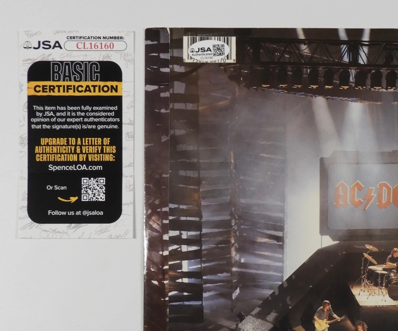 AC/DC Simon Wright JSA Signed Autograph Album Record Vinyl Heat Seeker, image 3