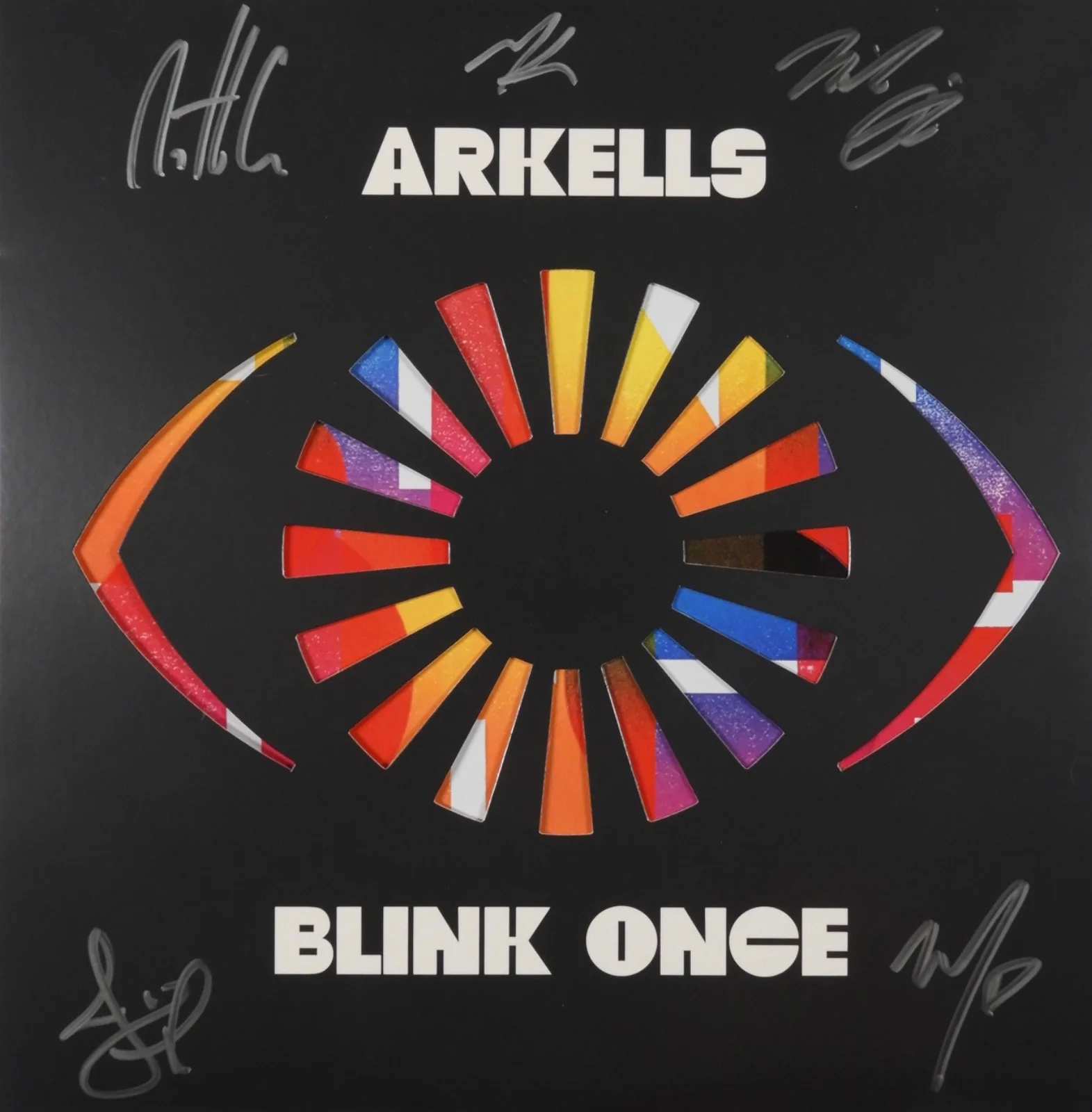 Arkells JSA Signed Autograph Album Record Vinyl Blink Once, image 2