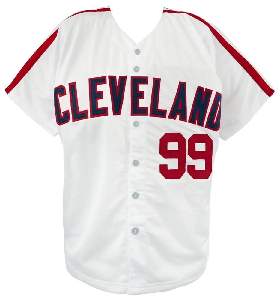 Websites — Charlie Sheen Signed White Custom Baseball Jersey - (SCHWARTZ COA), image 2