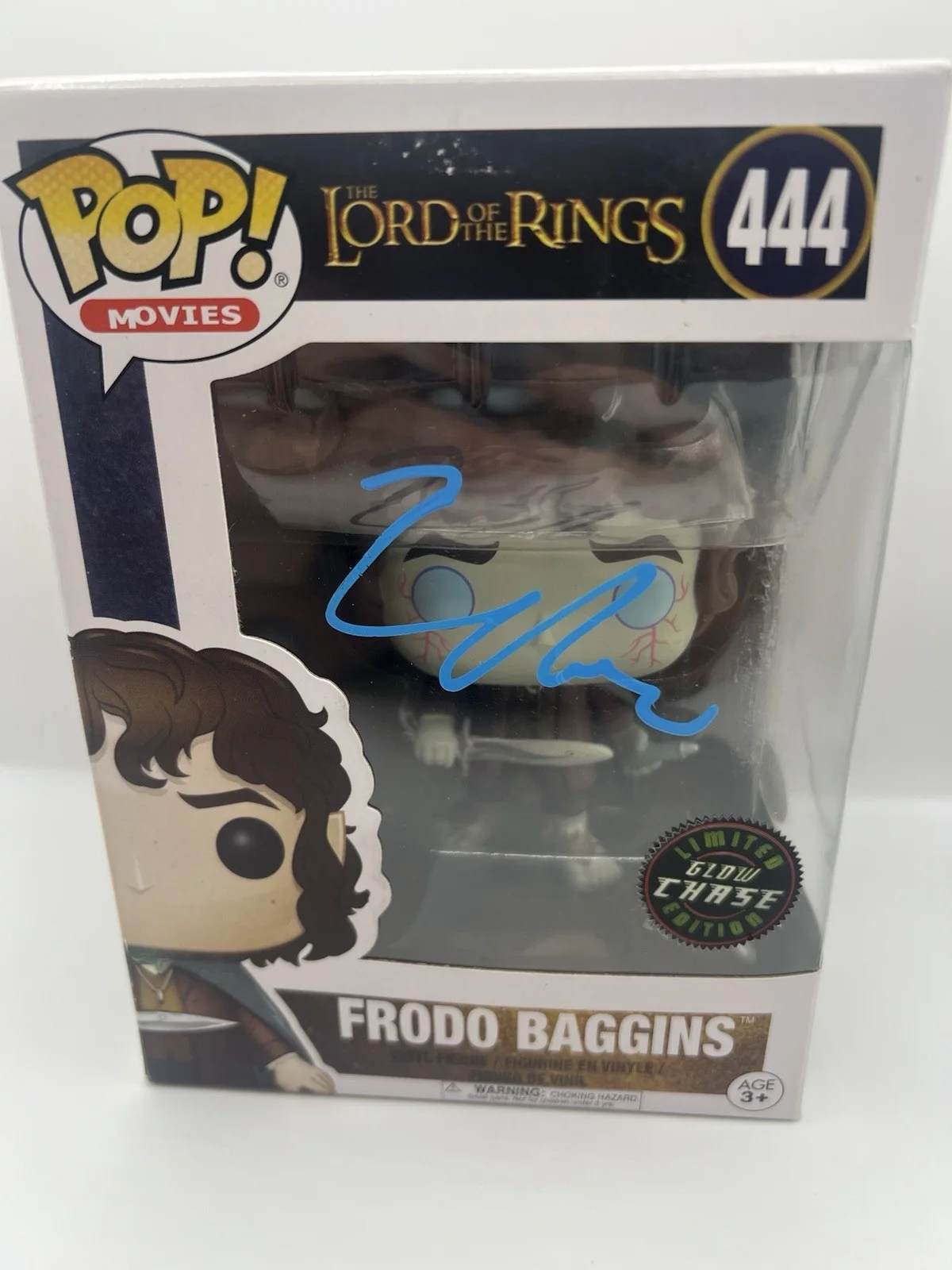 Elijah Wood Signed Frodo Baggins Chase Lord of the Rings Funko #444 w/JSA COA, изображение 3