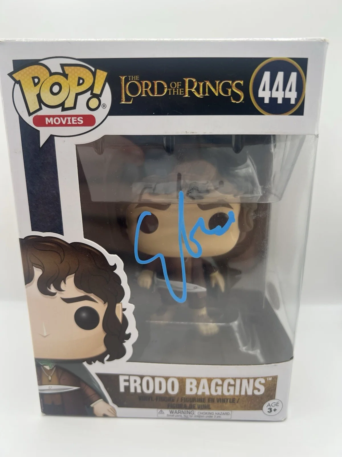 Elijah Wood Signed Auto Frodo Baggins Lord Of The Rings Funko #444 w/JSA COA, изображение 2