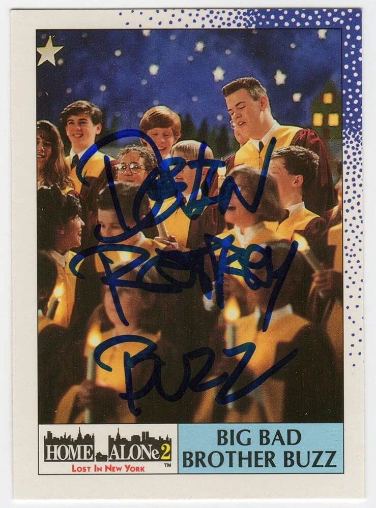 Websites — Devin Ratray Signed 1992 Topps Home Alone 2 Big Bad Brother Buzz Card #11 SS COA