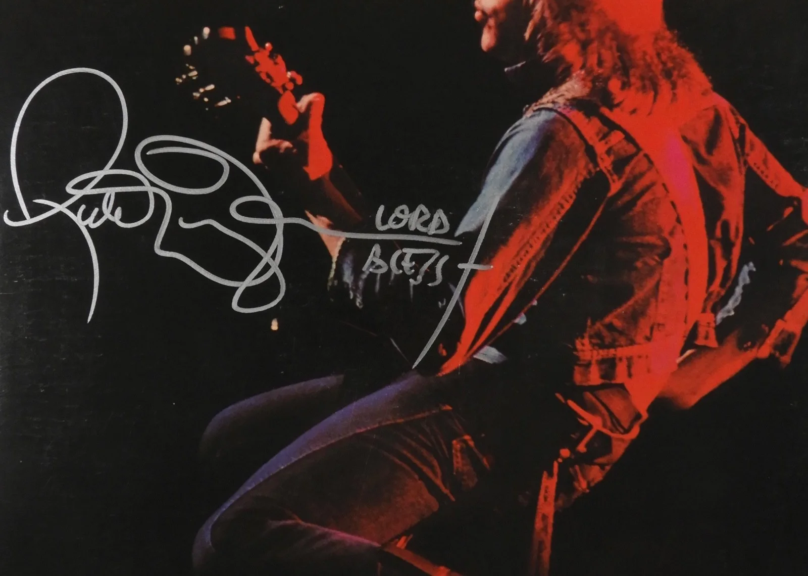 Rick Derringer JSA Signed Autograph Album Record Vinyl Live, image 2