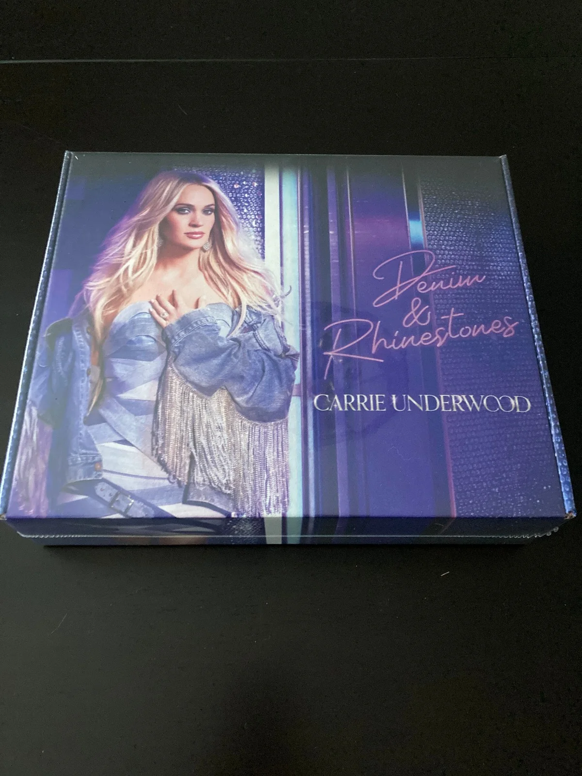 Carrie Underwood Denim & Rhinestones CD W SIGNED Card + Denim Tote & More, изображение 5