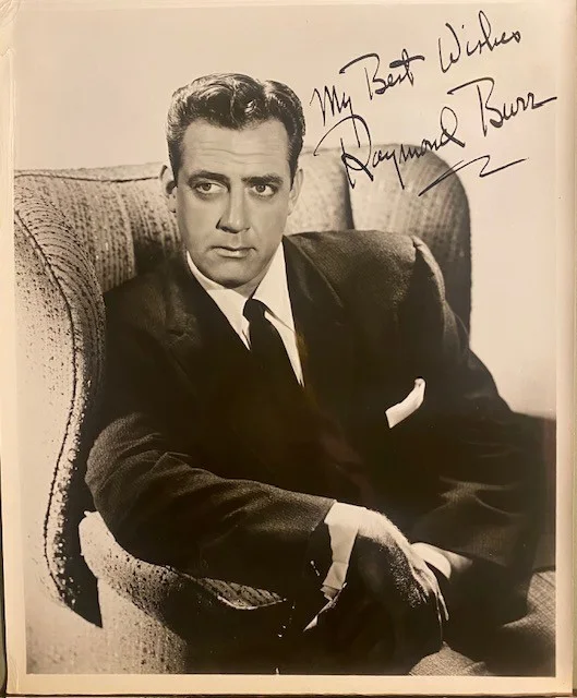 Raymond Burr, Dennis Weaver, Jon Provost, Kathy Nolan, Gale Storm — Orig. AUTOGRAPHED PHOTOGRAPHS, Hollywood, Actors, Musicians, Entertainers, Film