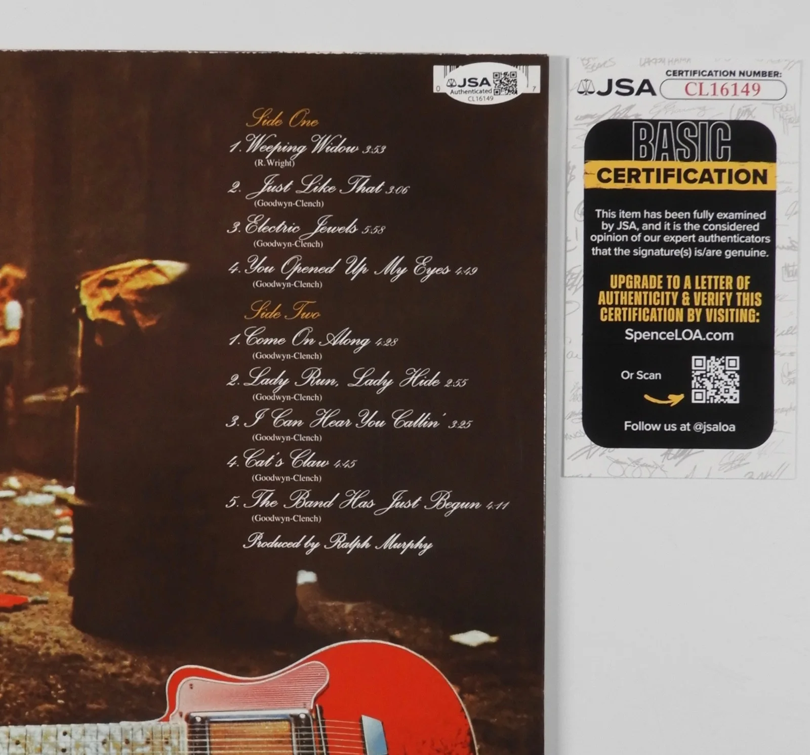 April Wine JSA Signed Autograph Album Record Vinyl Myles Goodwyn Jerry Mercer, изображение 3