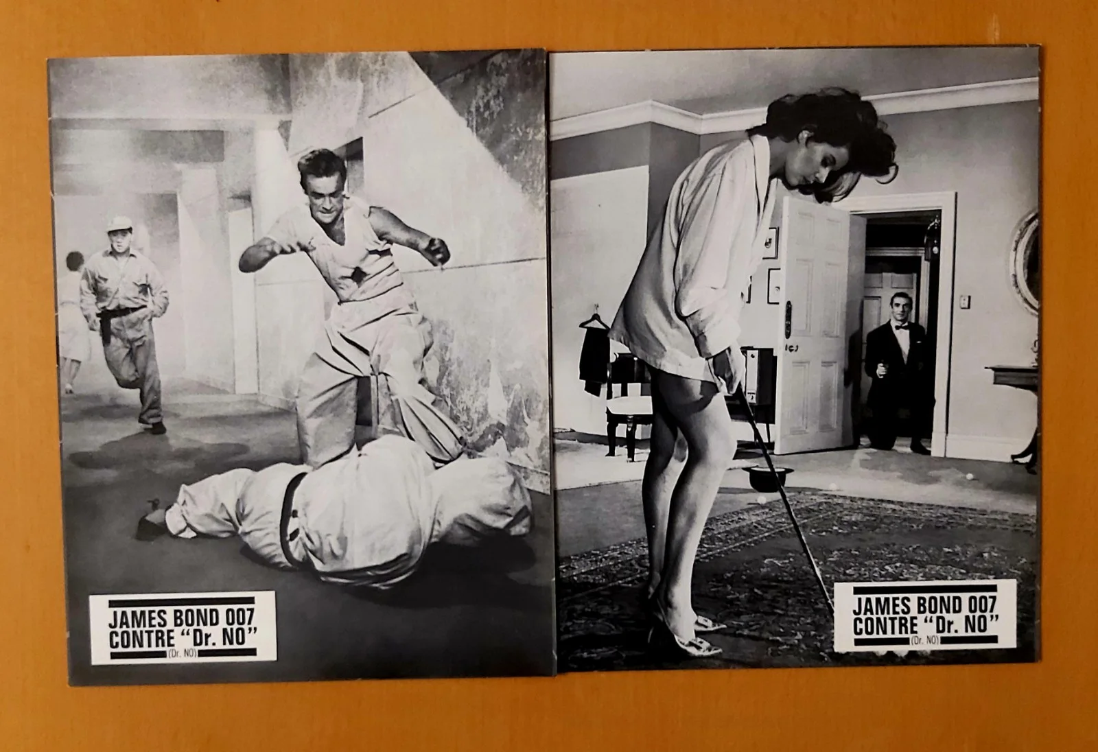JAMES BOND ORIGINAL MOVIE STILLS/ LOBBY CARD / PHOTO' 10.5 X 8 .5 " x 6 CARDS, изображение 2