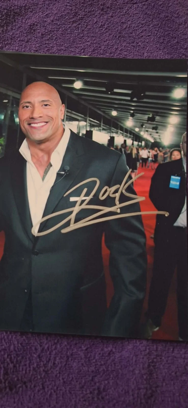 EXTREMELY RARE! THE ROCK and PAUL WALKER AUTOGRAPHED PHOTO. (FRAMED), изображение 5
