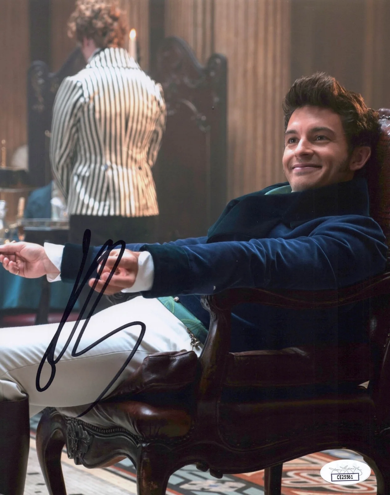JONATHAN BAILEY — Jonathan Bailey signed "BRIDGERTON" 8x10 Photo EXACT PROOF SEXY Anthony JSA COA, image 5