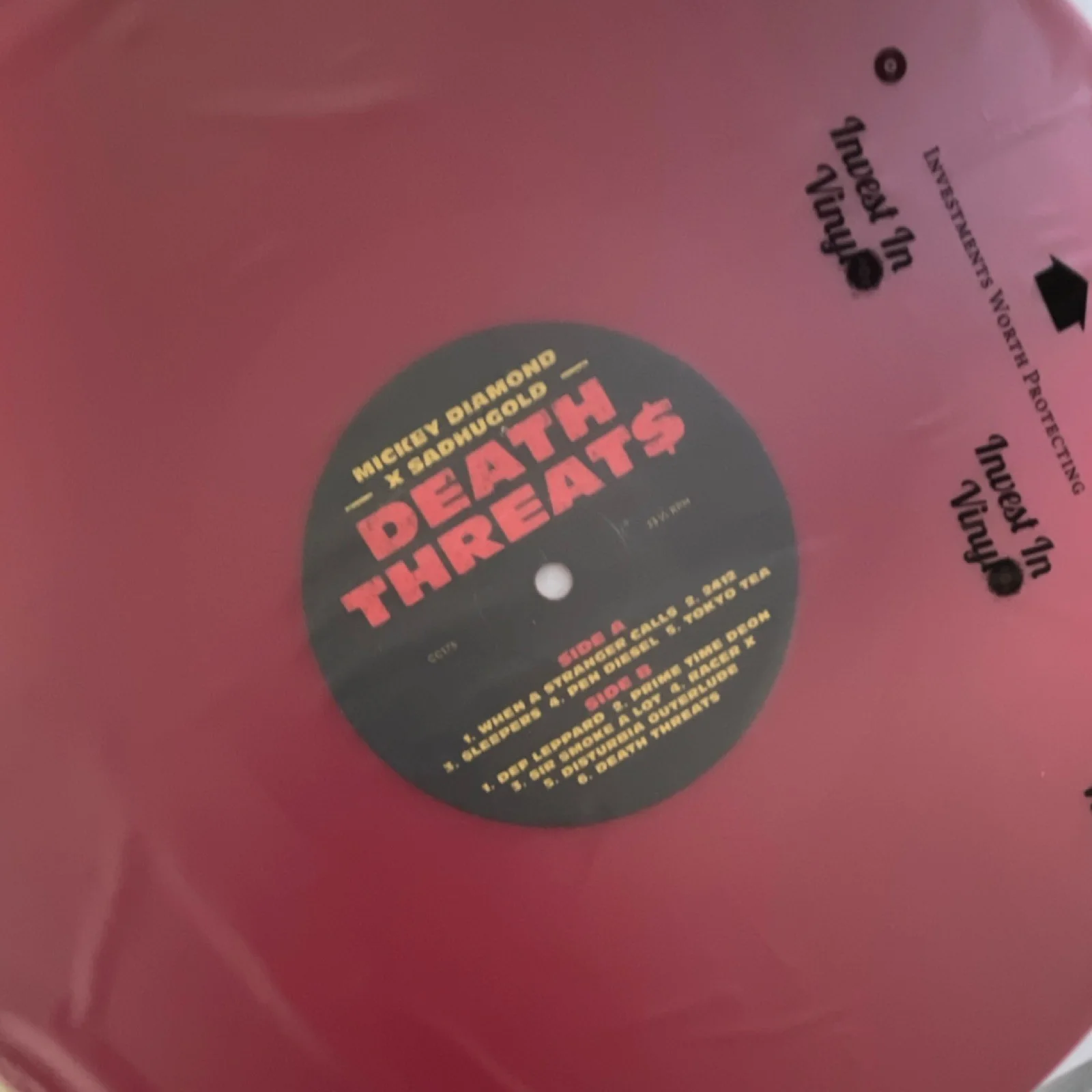 Mickey Diamond - Death Threats- Autographed Obi Strip Numbered Vinyl, image 5