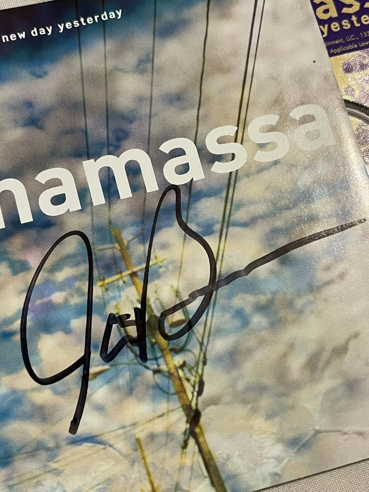 Joe Bonamassa A New Day Yesterday CD Autographed Signed Booklet 2001, image 4