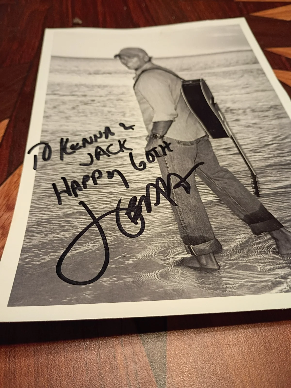 Signed Photo Jimmy Pamela Jones Buffett Maybe You Know The People, изображение 4